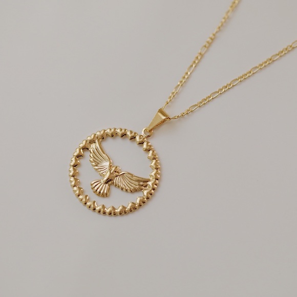 Dove Spirit Necklace | 18k Gold Filled - Picture 2 of 4